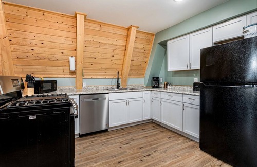 Au Gres Cabin | Lofted A-Frame Cabin with Direct Lake Access and Equipped Deck in Michigan
