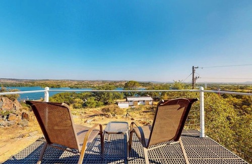 Buchanan Dam House | Lovely 2-story home with upper & lower decks, gorgeous lake & Hill Country views
