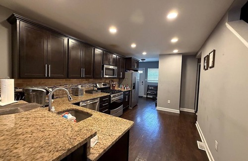 Downtown Baltimore House | Lovely basement bedroom in townhome with AC in vibrant Baltimore