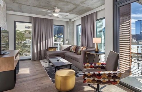 Civic District Hotel | Luxurious 2BR Presidential Suite - Great Views Rooftop Pool! Sept 7 - 11, 2025.