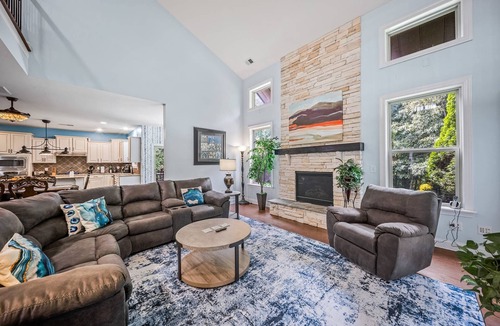 Mount Mourne House | Luxury Concord Retreat | Spacious Home with Hot Tub, Game Room, Pool Table, Fire Pit, Grill & More!
