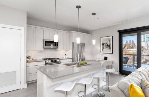 Downtown Asheville Condo | Luxury Condo, Downtown Asheville with Fire Pit