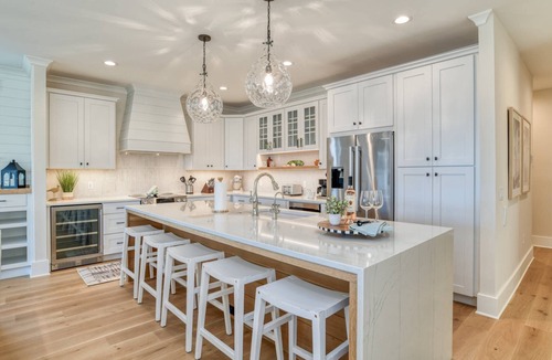 Vilano Beach House | Luxury Home Steps to Beach! 4 Masters, Firepit, Ping Pong, Putting Green, EV charger, Balconies