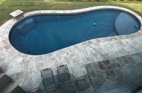 Riverview House | Luxury Oasis Pool & Patio Paradise Saltwater Pool & Outdoor Gas Fire Place
