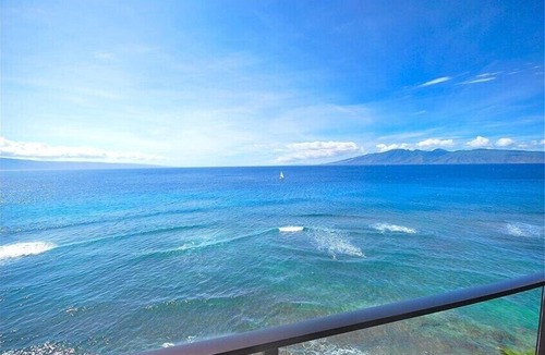 Honokowai Condo | MA1109 SPECTACULAR 270 DEG. VIEWS-CORNER OCEANFRONT 2BR/2BA-SPECIALS SEPT 495!