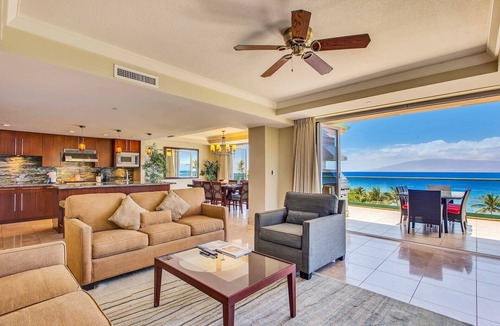 Honokowai Condo | Maui Resort Rentals: Honua Kai Konea 550 – 5th Floor Ocean Front Crown Jewel 3BR w/B.B.Q on Balcony