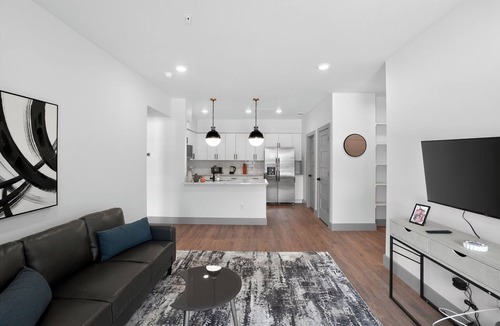 Parker Lane Apartment | Modern 1-bedroom with upscale finishes and open design.