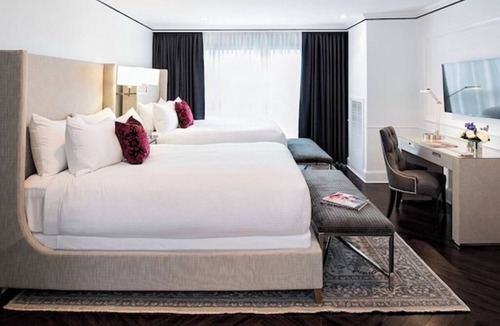 Capitol Hill Hotel | Modern Queen Stay | Near DC Attractions | Gym Access, Onsite Bar & Restaurant
