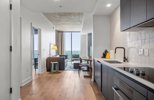 East Cesar Chavez Condo | Modern Rainey St Oasis - Pool & Stunning Views