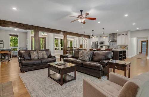 Saluda House | Mountain Acres Retreat by CM | Luxury Pet-Friendly Home w/Hot Tub & Game Room
