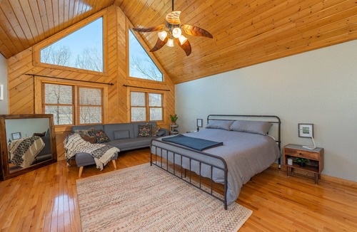 Burnsville House | Mountain Class & Comfort - Hot Tub, Fishing, River Play - All Day!