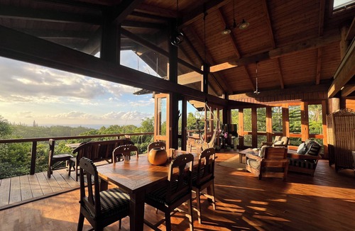 Pauwela House | Mountain to Ocean Views Pole House @ Maui Adventure Villa
