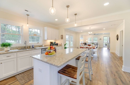 New Bern House | New Bern Vacation Rental on Farm w/Fire Pit!