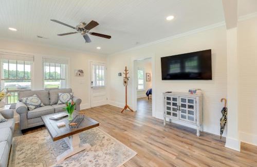 New Bern House | New Bern Vacation Rental on Farm w/Fire Pit!