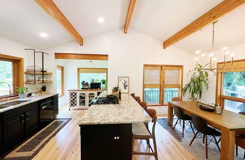 Westport House | NEW LISTING Lake Front Home with private dock, game room with modern finishes!