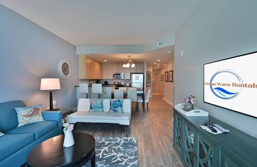 Downtown Myrtle Beach Condo | Newly Renovated Modern Luxury Condo, Central MB,Stunning Direct Ocean front
