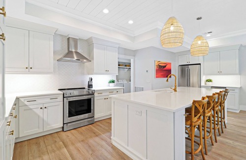 North Forest Beach House | Nicely Renovated North Forest Beach Home w/Pool - 5 Minute Walk to Beach