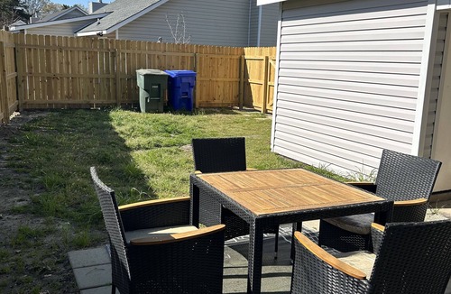 Greenville Condo | nModern 2BR w/Huge Gated Yard, Smart TVs + Patio Vibes!