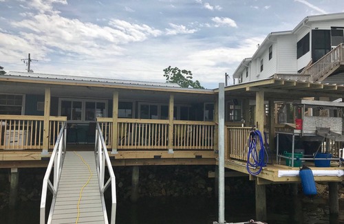 Keaton Beach House | NO STAIRS. dock is steps away on main deep water canal in Keaton Beach !