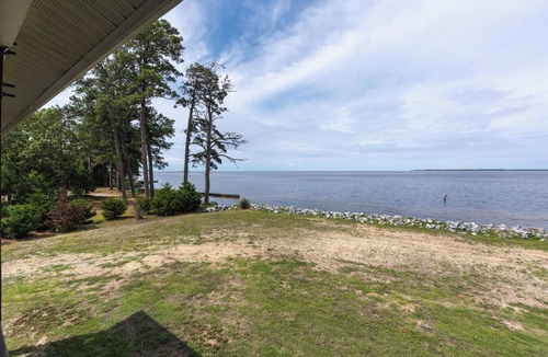 Colington House | OBX Soundfront Hideaway 3BR Waterfront Home in Jarvisburg