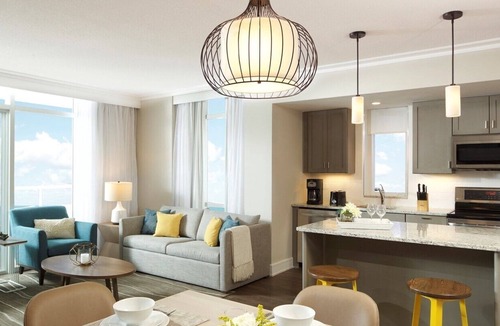 Downtown Myrtle Beach Resort | Ocean Enclave - Luxury on the boardwalk, large balcony, ocean views, and Pier 14