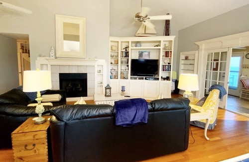 Beachwalk House | Ocean Front Beach House with Golf Cart and Elevator! Pets Welcome!