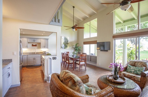 Princeville House | Ocean & Golf Course Views/2BR 2BA Princeville Townhouse/Walk to Beach/WiFi