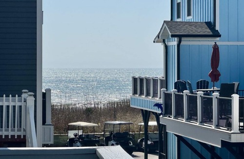 Surfside Beach House | Ocean lakes-Free golf cart-Ocean View