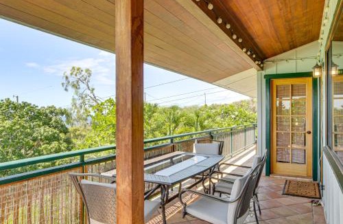 Kona Paradise House | Ocean-View Bungalow Walk to Pebbles Beach!