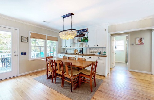 Edisto Island House | Ocean-view dog-friendly home across street from beach with private pool, W/D, AC