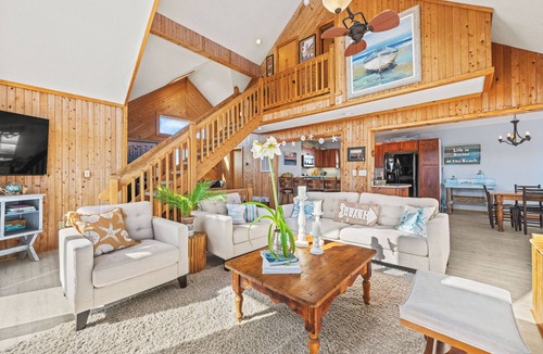 Avon House | Ocean View Retreat w/Private Htd Pool, Hot Tub ~ Steps to Beach ~ Dog Friendly