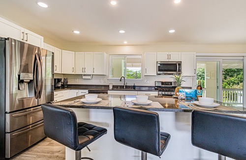 Keaau House | Ocean views, Resort-like pool, hot tub and A/C! This place has it all!