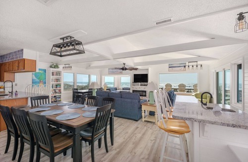 Frisco House | Oceanfront charm, heated pool, hot tub, dog friendly, 4 bed 3.5 bath