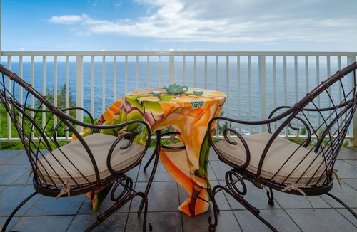 Princeville Condo | Oceanfront Condo w/Incredible Views from Every Room! Watch the Waves In Bed