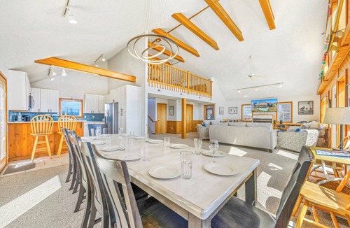 Wimble Shores House | Oceanfront Dog Friendly w/Saltwater Pool, Hot Tub, Sauna, Private Beach Access