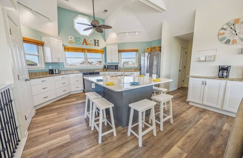 Waves House | Oceanfront Dog Friendly w Private Pool, Hot Tub, Game Room, Theater, Cmty Tennis