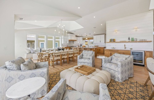 Ocean Isle Estates House | Oceanfront Home in Avon with Private Pool, Elevator, and Hot Tub