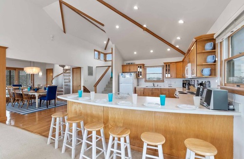 Palisade Acres House | Oceanfront Home in Waves with Hot Tub, Grill, and Screened Porch