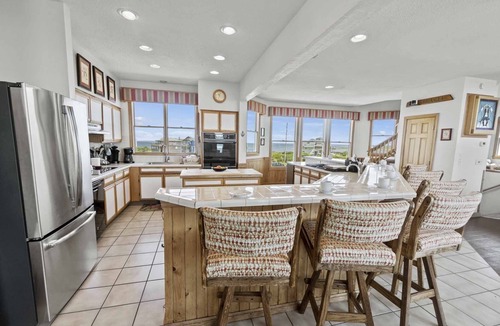 Frisco House | Oceanfront Home w/Private Pool, EV Charger, Hot Tub, Tiki Bar, and Game Room