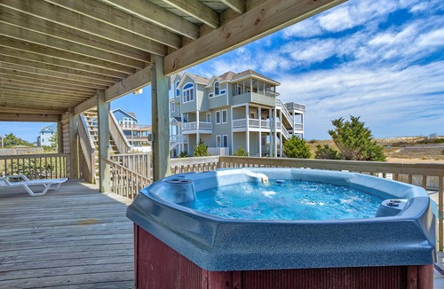 Rodanthe House | Oceanfront home with private theater, hot tub, pool & pool table