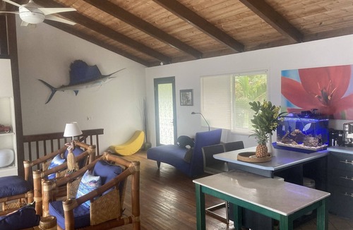 Kehena House | Oceanfront In Beautiful Tropical Area, by black sand beach - Oceana Hawaii