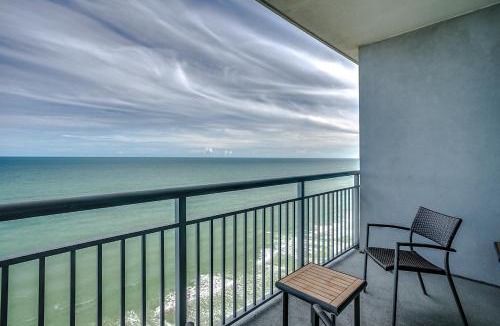 Downtown Myrtle Beach Apartment | Oceanfront Luxury King Suite at Oceans One Resort
