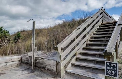 Sneads Ferry House | Oceanfront! “On a Wing and a Prayer” All new oceanfront decks! Booking 2026!