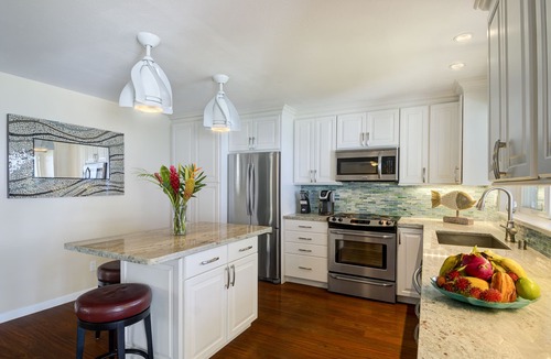 Poipu Condo | Oceanfront, Palm Trees and the Beautiful Blue Pacific Ocean.Poipu Palms 202!