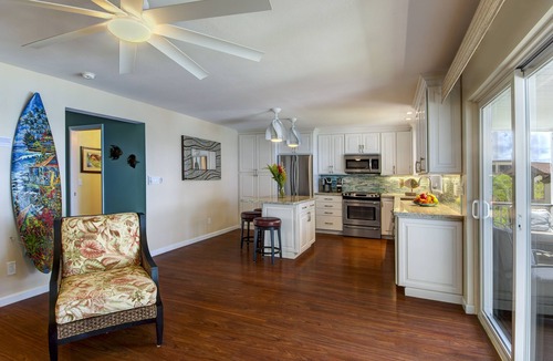 Poipu Condo | Oceanfront, Palm Trees and the Beautiful Blue Pacific Ocean.Poipu Palms 202!