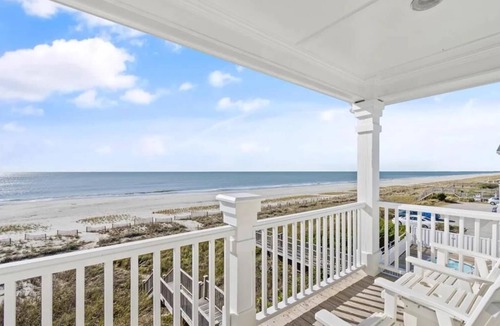 Holden Beach House | Oceanfront retreat in Holden Beach, 4BR, 3BA, sleeps 10 with stunning views!