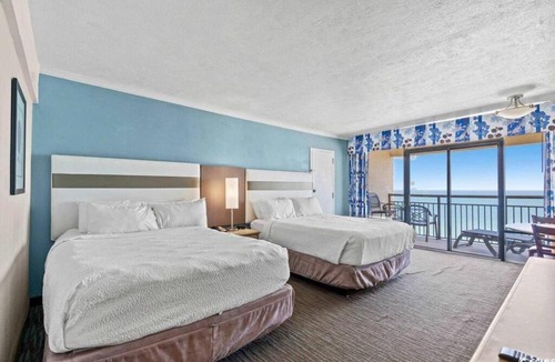 Myrtle Beach Apartment | Oceanfront Studio Escape Waves at Your Doorstep 1106
