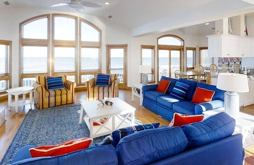 Pine Island House | Oceanfront with private pool, hot tub, elevator & rec room with pool table