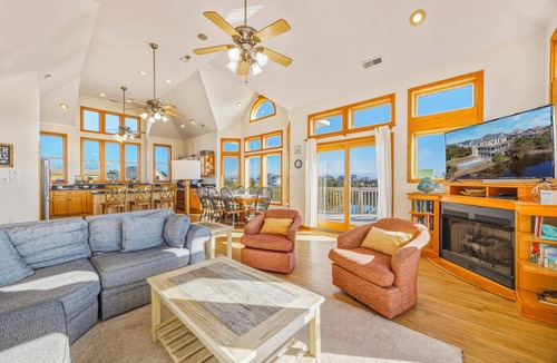 Salvo House | Oceanview Dog Friendly Home w/Private Pool, Hot Tub, Game Room, Community Perks