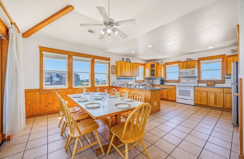 Rodanthe House | Oceanview Dog Friendly Home w/Private Pool, Hot Tub, Basketball, Beach Nearby
